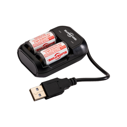 SureFire 123A Rechargeable Lithium Battery Kit