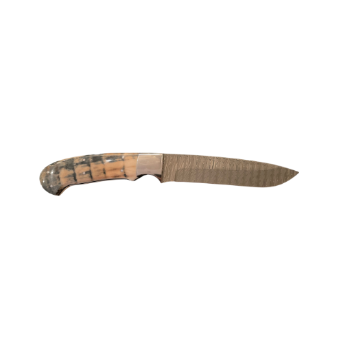Sporting Gentry Mammoth Tusk Damascus Hunting Knife