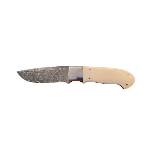 Sporting Gentry Mammoth Tusk Damascus Hunting Knife SG35