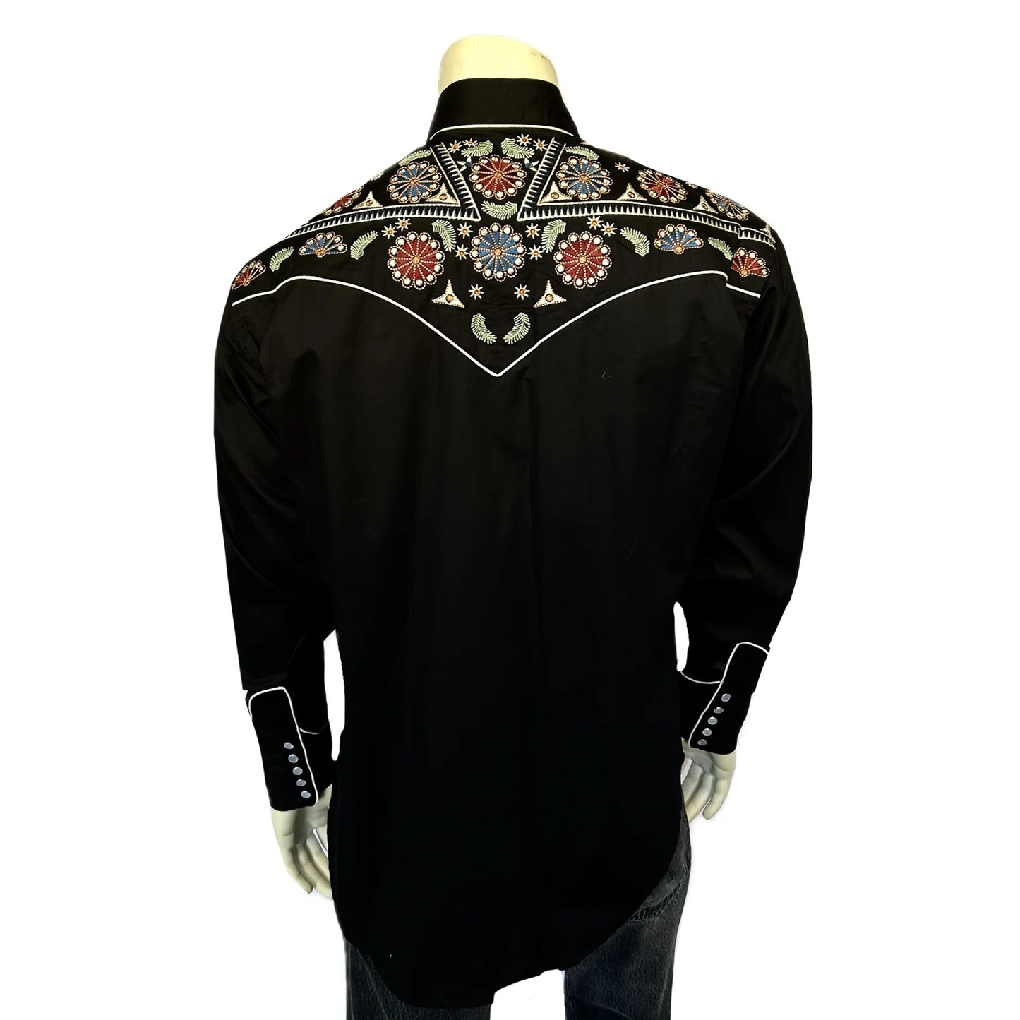 Rockmount Men's Vintage Embroidered Western Shirt