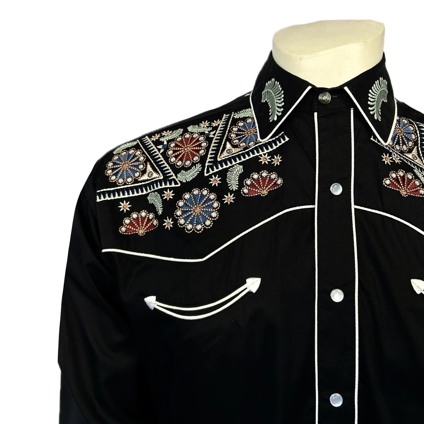 Rockmount Men's Vintage Embroidered Western Shirt