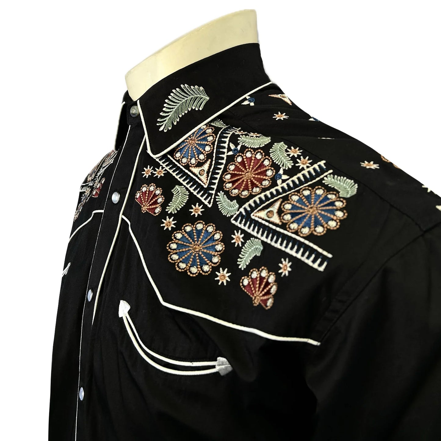 Rockmount Men's Vintage Embroidered Western Shirt
