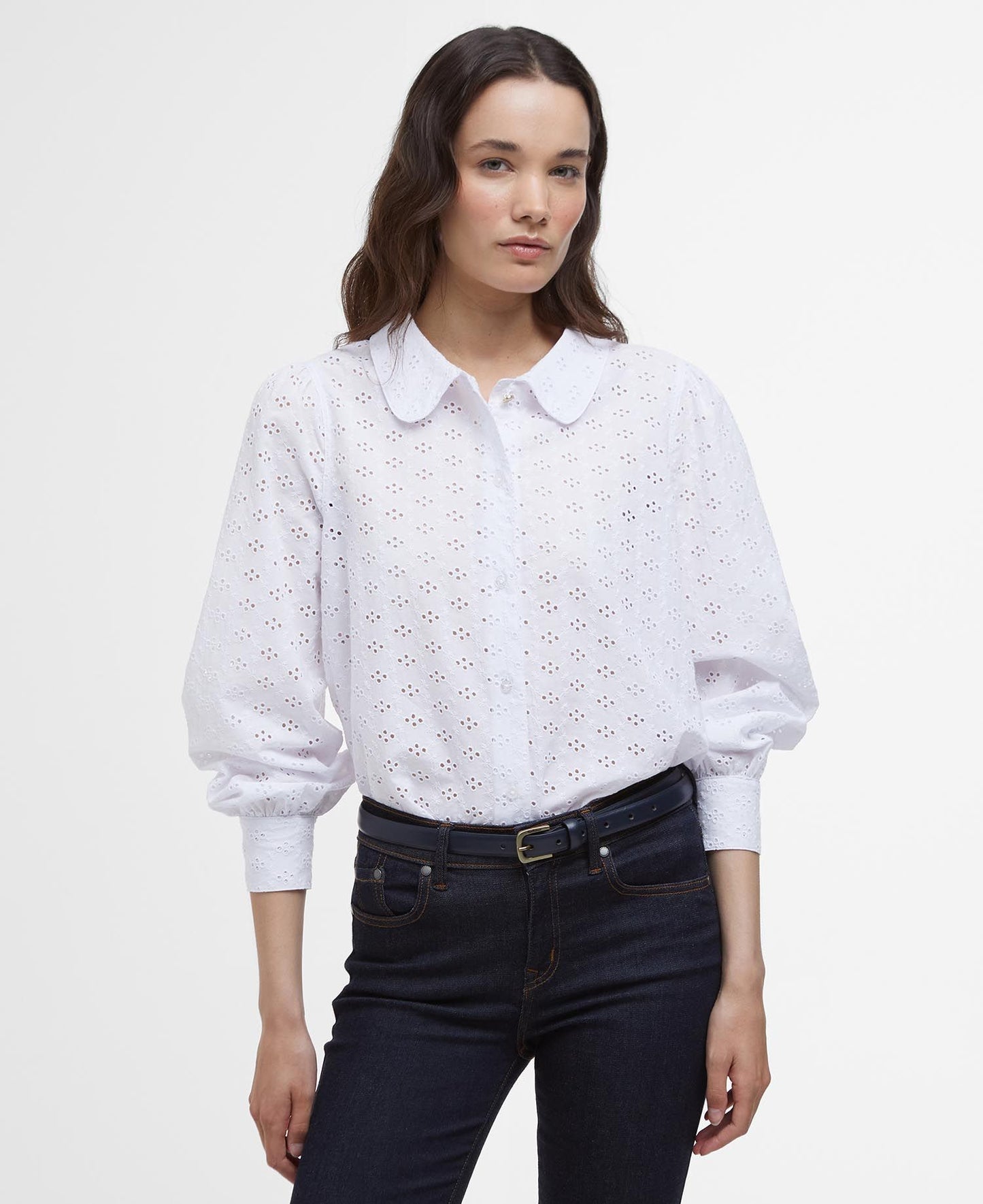 Barbour Arlo Relaxed Broderie Women's Shirt