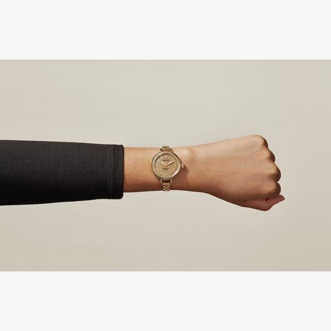 Shinola Women's Watch Petoskey Stone Birdy 34mm