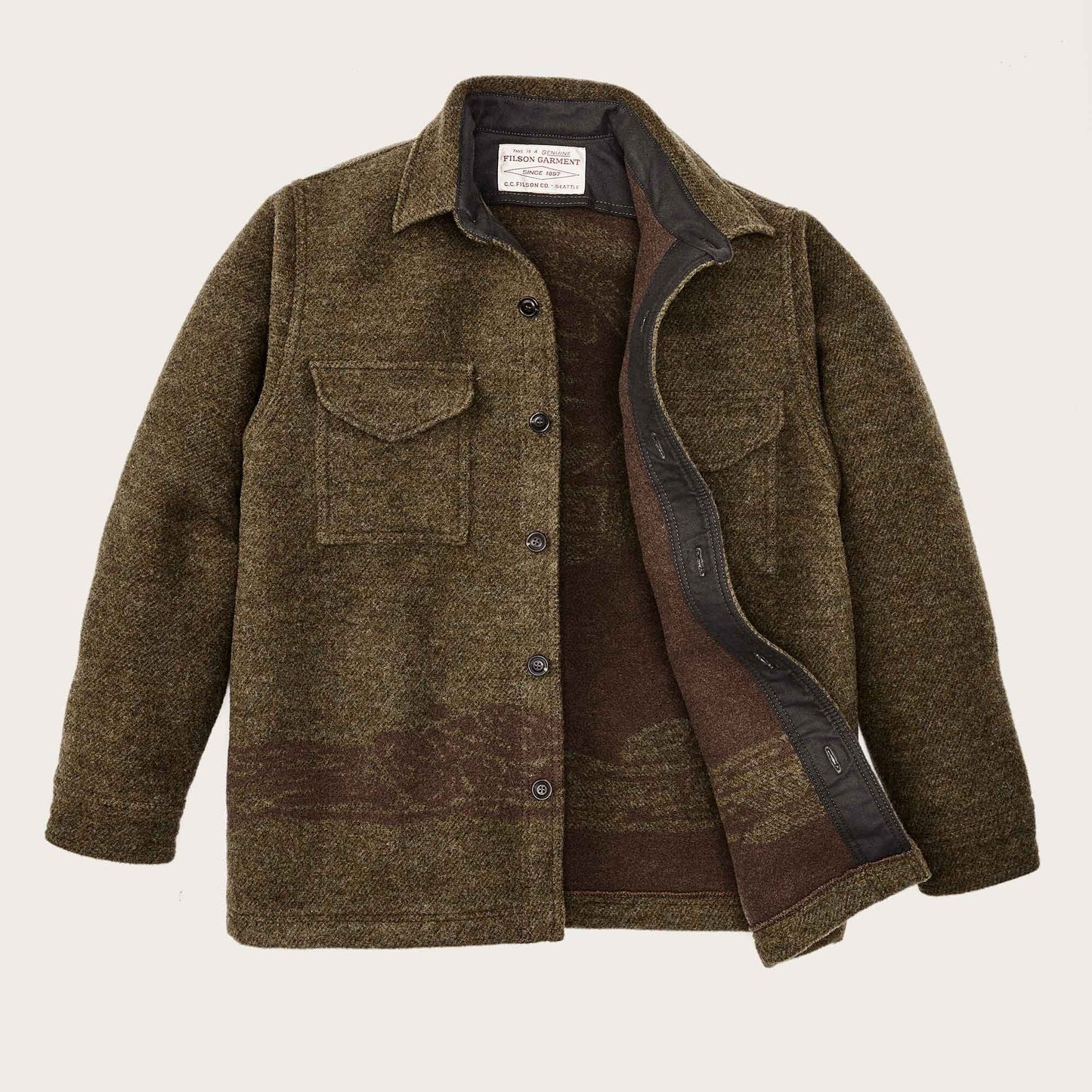 Filson CCC Jacquard Wool Jac-Shirt