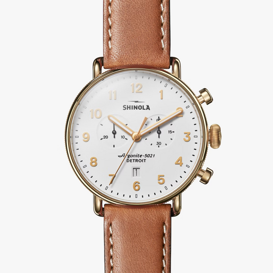 Shinola Men's Watch Canfield Chrono 43mm