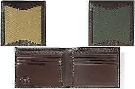 Filson Leather/Twill Packer Wallet