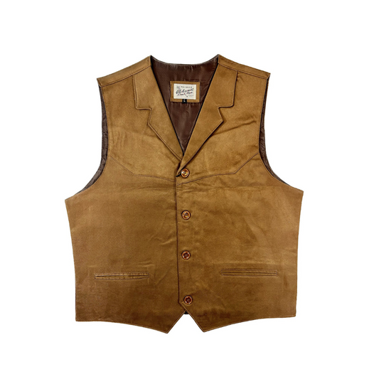 Rockmount Men's Suede Cloth Leather Vest