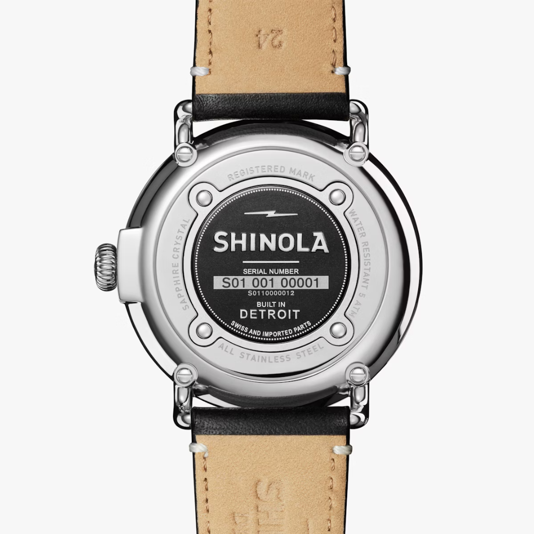 Shinola Men's Watch Runwell 47mm Black