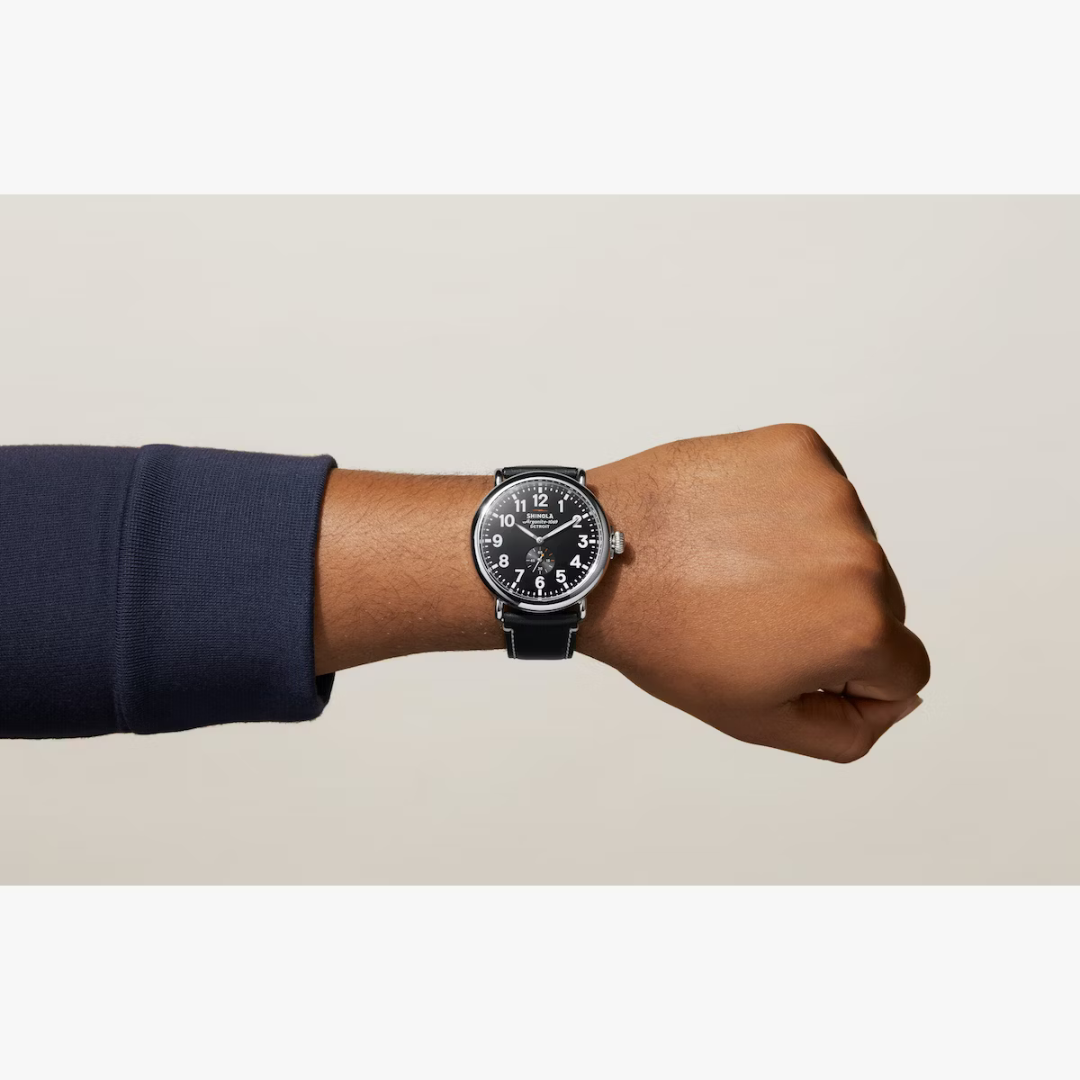 Shinola Men's Watch Runwell 47mm Black