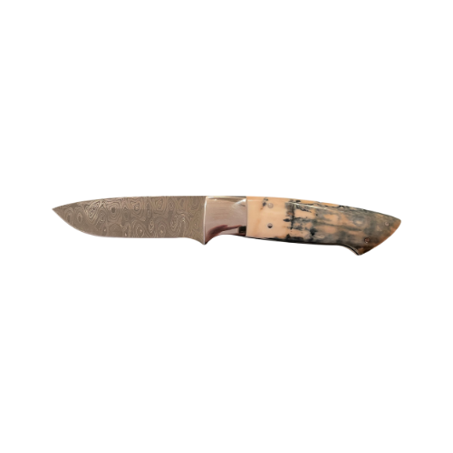 Sporting Gentry Mammoth Tusk Damascus Hunting Knife SG27