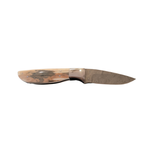 Sporting Gentry Mammoth Tusk Damascus Hunting Knife SG29