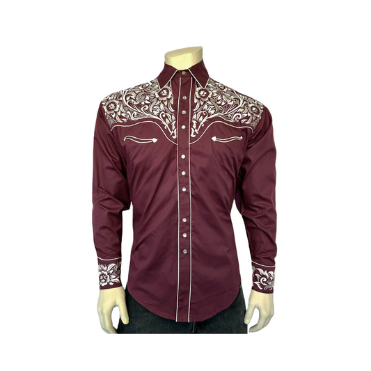Rockmount Men's Vintage Embroidered Western Shirt