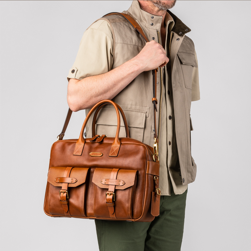 Westley Richards Canvas Bournbrook Briefcase