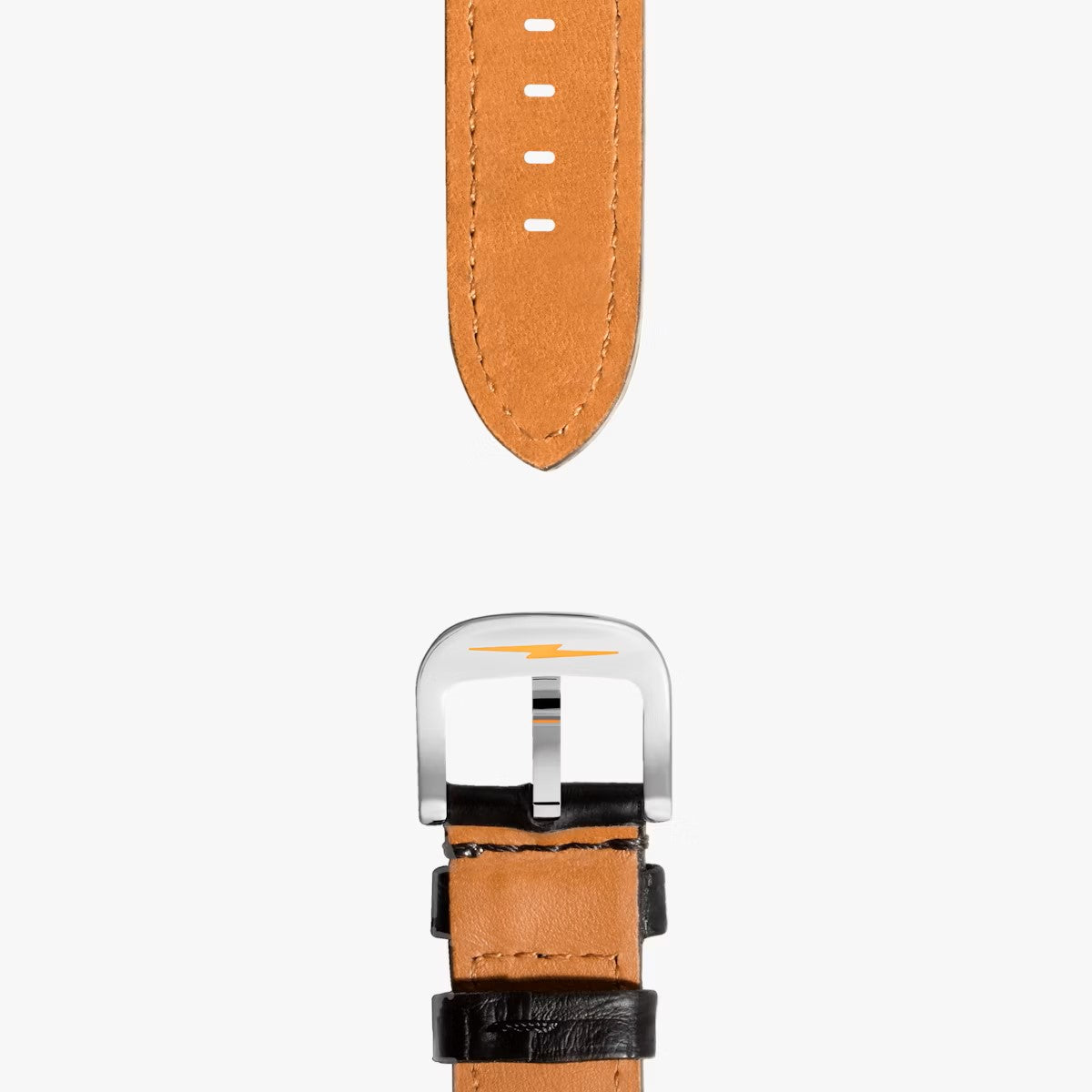 Shinola Genuine Alligator Watch Strap - Matte Black 24mm