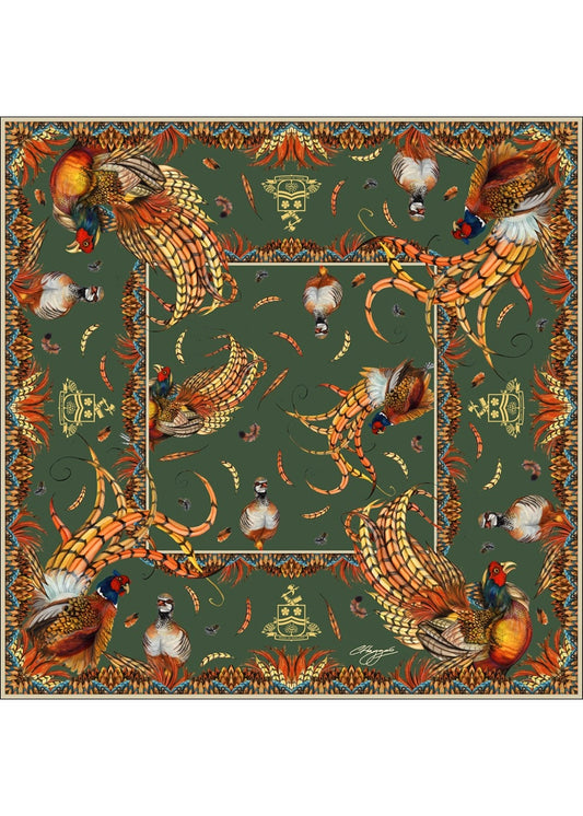 Clare Haggas Large Scarf - Heads or Tails