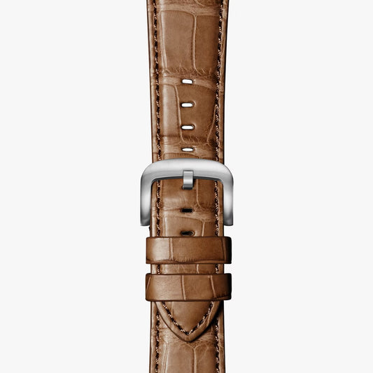 Shinola Genuine Alligator Watch Strap - Cognac 20mm