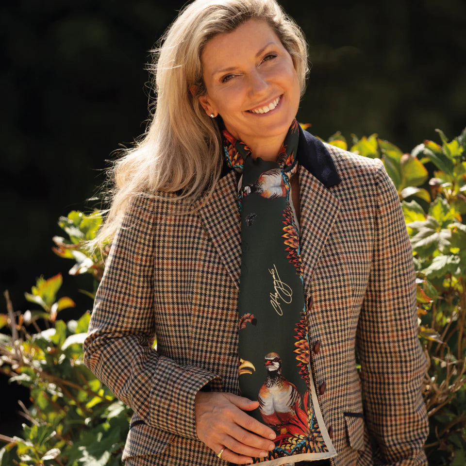 Clare Haggas Classic Scarf - Heads or Tails