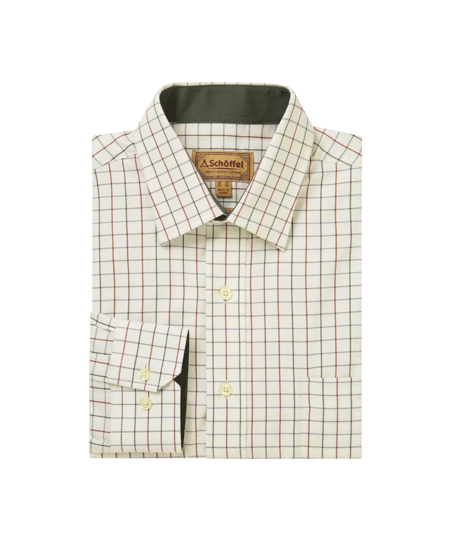 Schoffel Men's Burnham Tattersall Classic Shirt