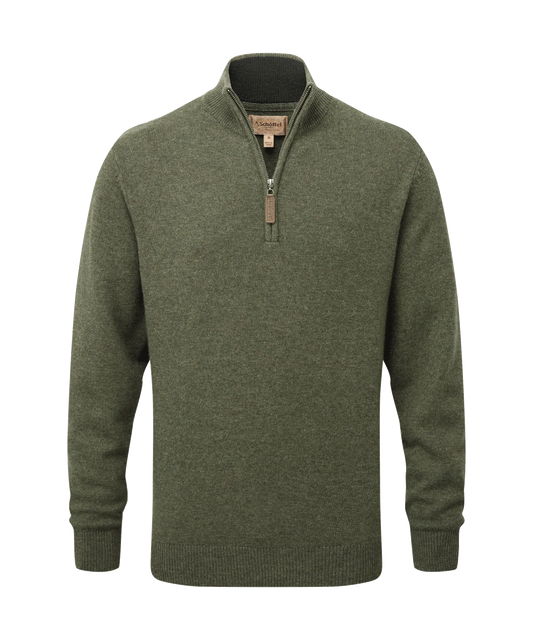 Schoffel Men's Lewis Lambswool Zip Sweater