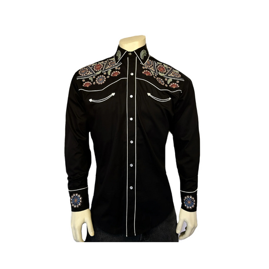 Rockmount Men's Vintage Embroidered Western Shirt