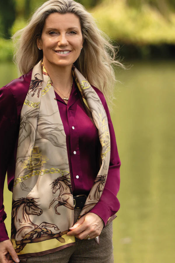 Clare Haggas Wrap - Hold Your Horses