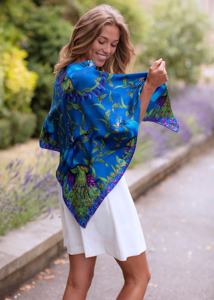 Clare Haggas Shawl - Pluming Marvelous
