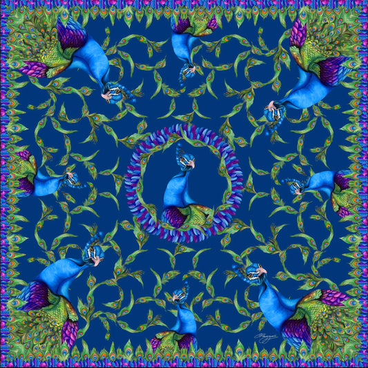 Clare Haggas Shawl - Pluming Marvelous