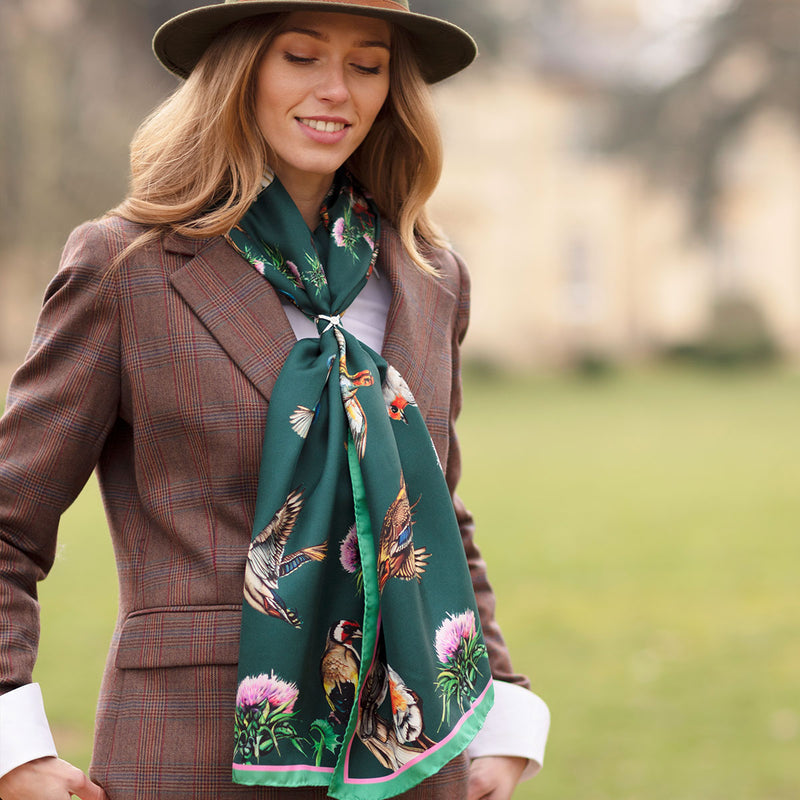 Clare Haggas Large Scarf - Walk on the Wild Side