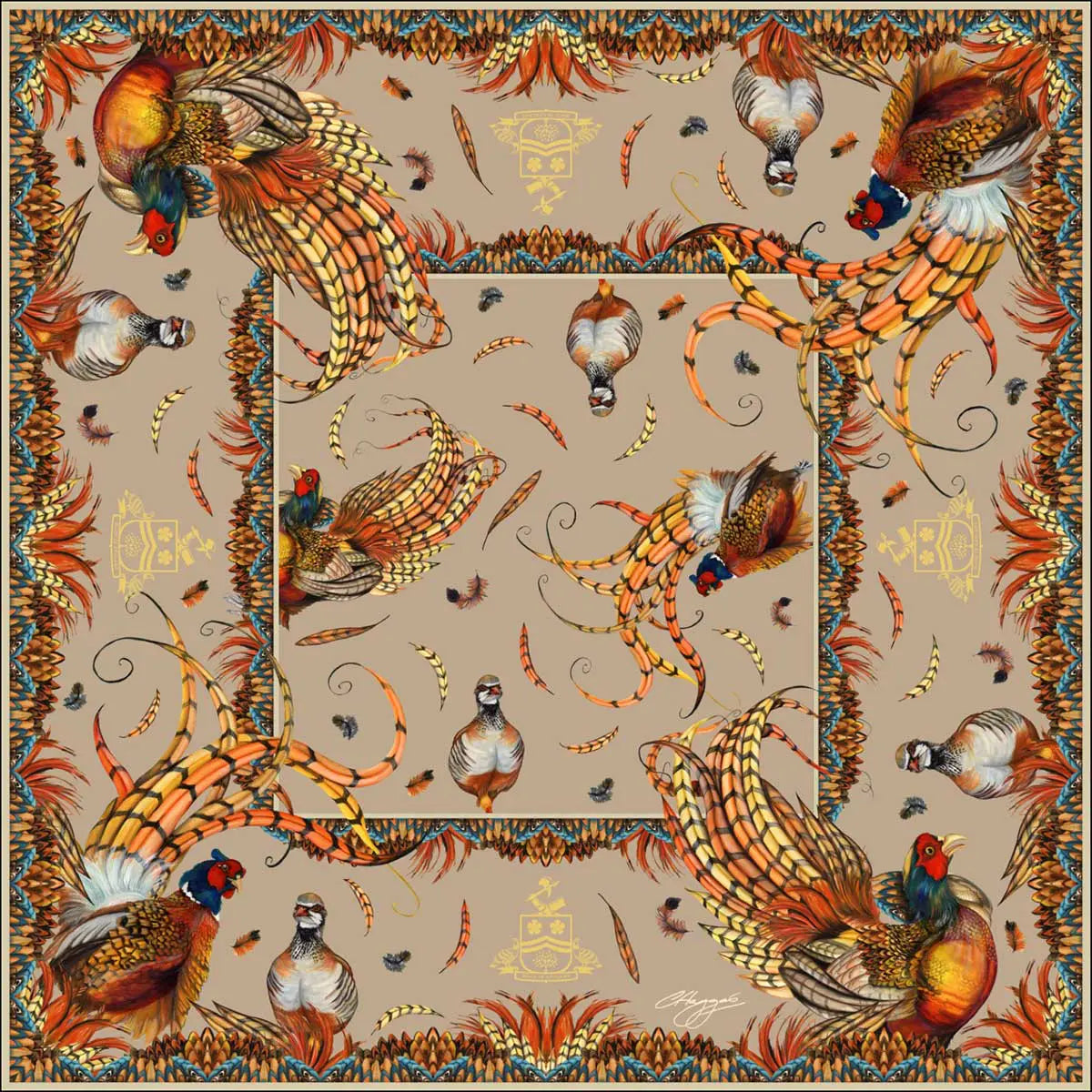 Clare Haggas Classic Scarf - Heads or Tails