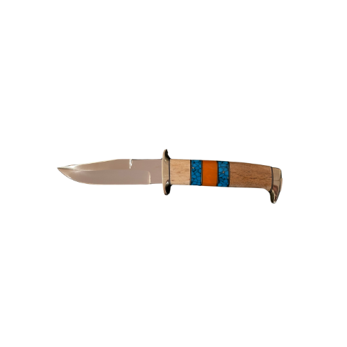 Sporting Gentry D'Holder Turquoise and Bone Hunting Knife