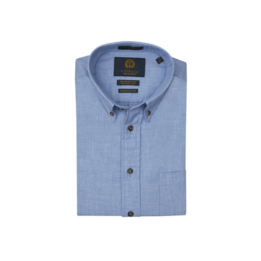 Viyella Men's Shirt - 255401 Chambray