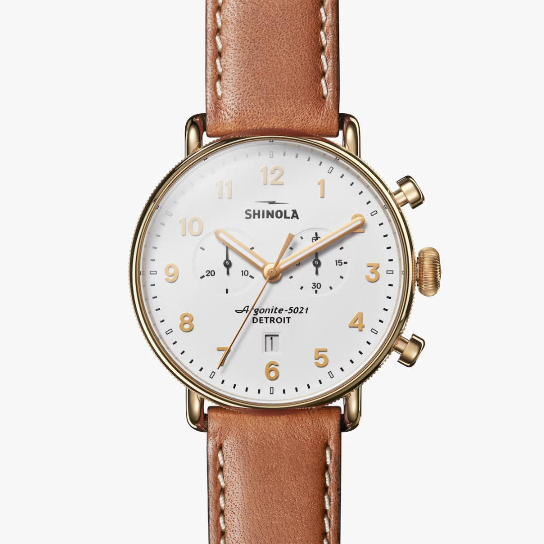 Shinola Men's Watch Canfield Chrono 43mm