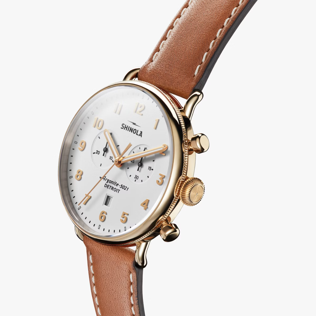 Shinola Men's Watch Canfield Chrono 43mm