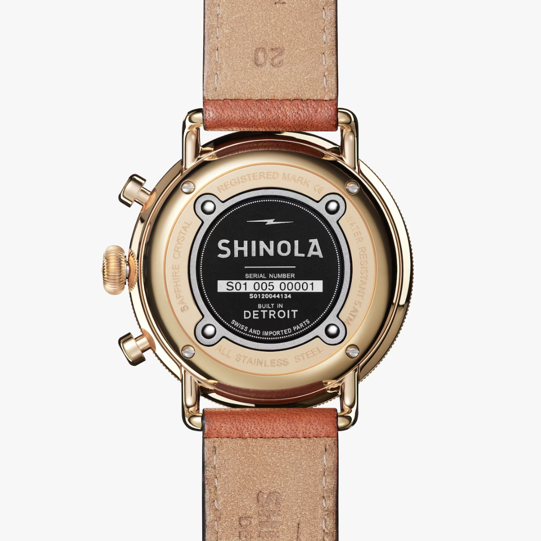 Shinola Men's Watch Canfield Chrono 43mm