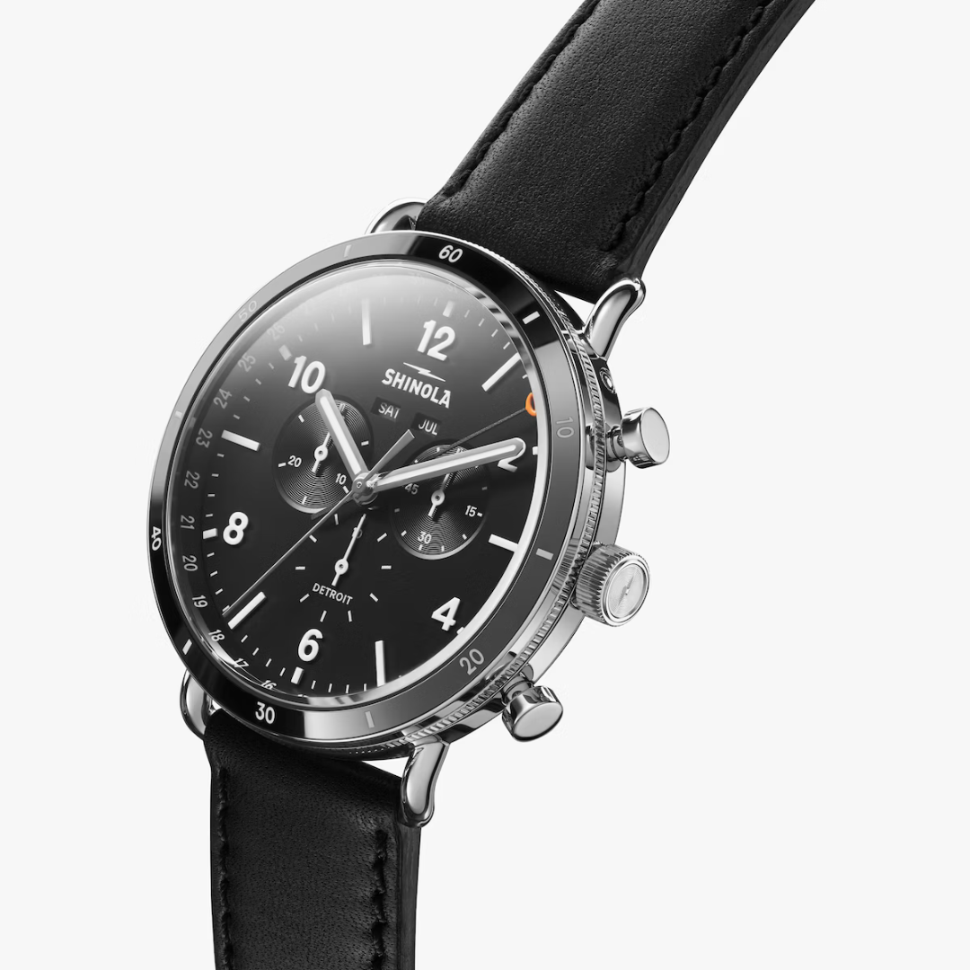 Shinola Men's Watch Canfield Sport 45mm Black