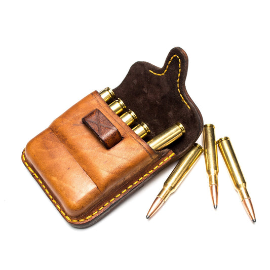 Rigby Leather Bullet Pouch - EUROPEAN