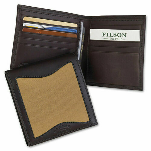 Filson Leather/Twill Packer Wallet