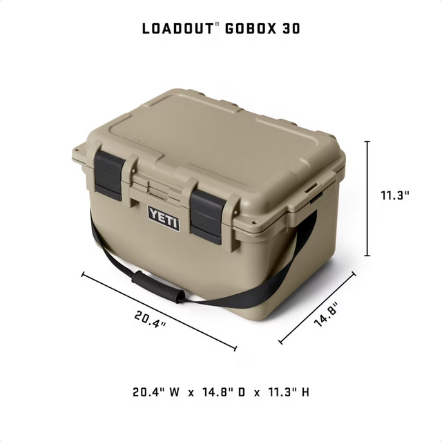 YETI LoadOut GoBox 30 Wetlands Brown