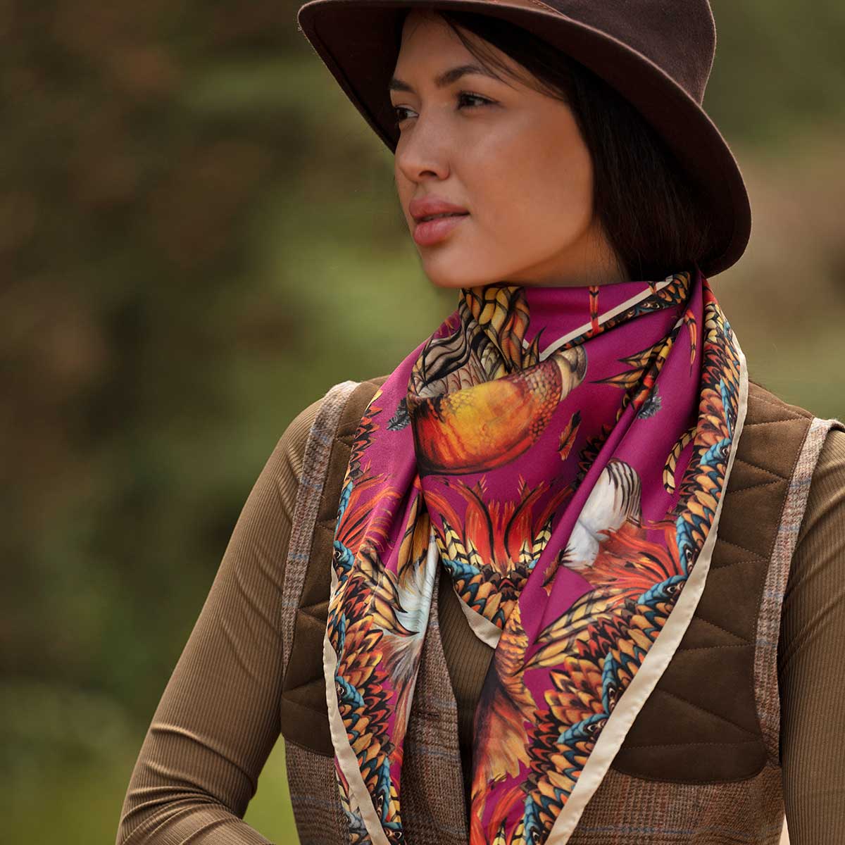 Clare Haggas Classic Scarf - Heads or Tails