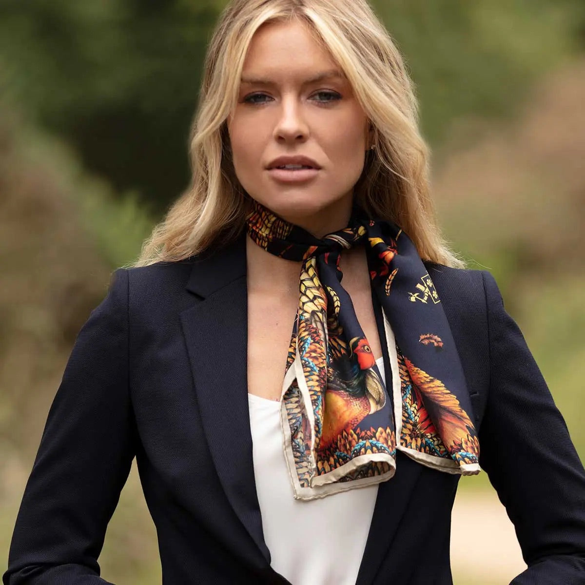 Clare Haggas Narrow Scarf - Heads or Tails