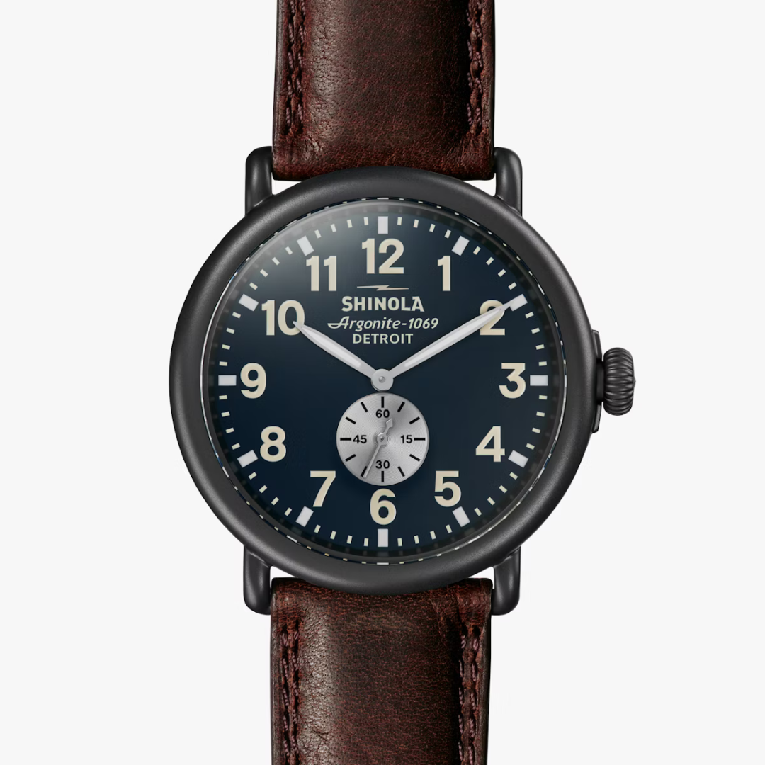 Shinola Men's Watch Runwell 47mm Midnight