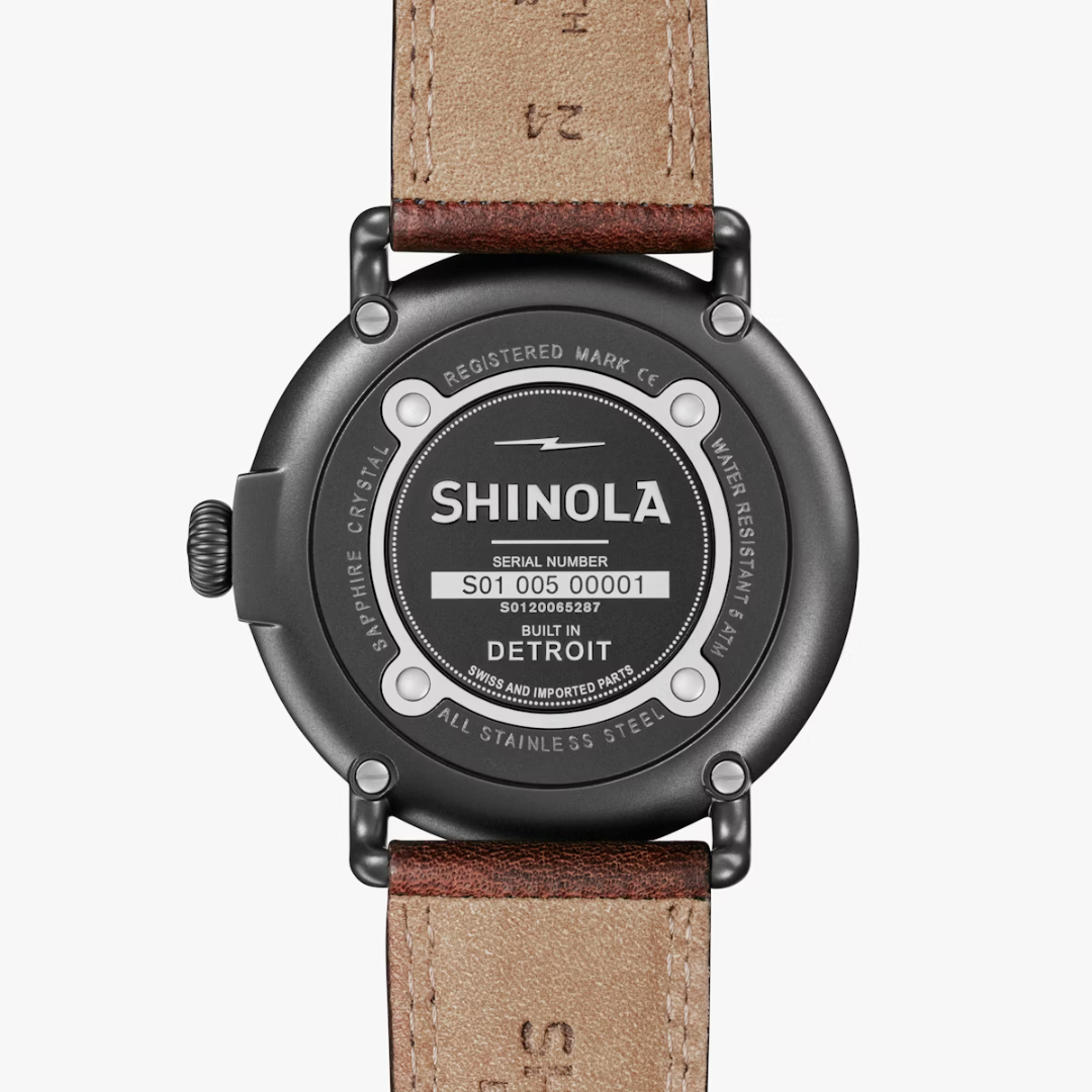 Shinola Men's Watch Runwell 47mm Midnight