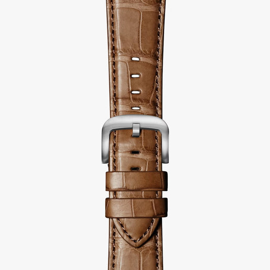 Shinola Genuine Alligator Watch Strap - Cognac 24mm XL
