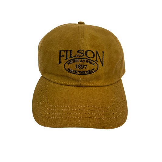Filson Tin Cloth Embroidered Cap