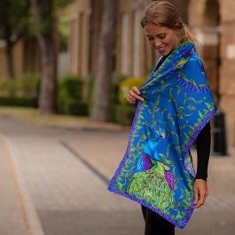 Clare Haggas Wrap - Pluming Marvelous