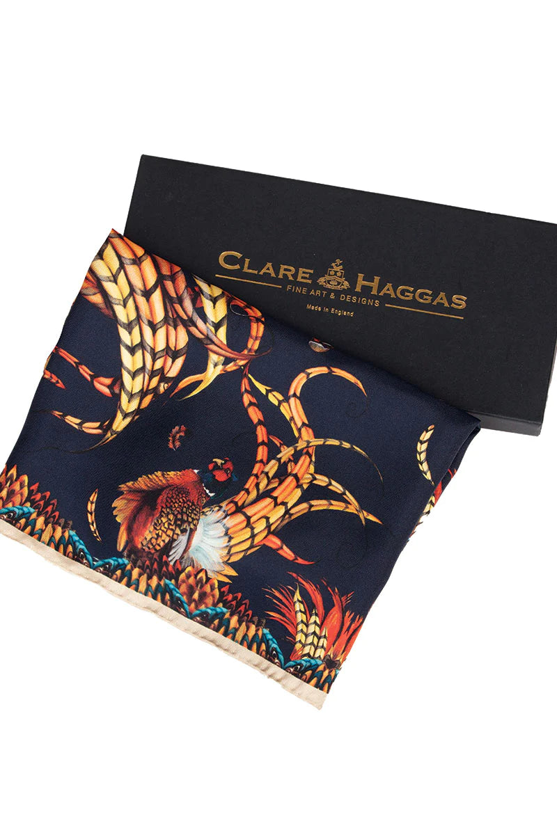 Clare Haggas Narrow Scarf - Heads or Tails