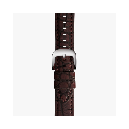 Shinola Genuine Alligator Watch Strap - Oxblood 20mm
