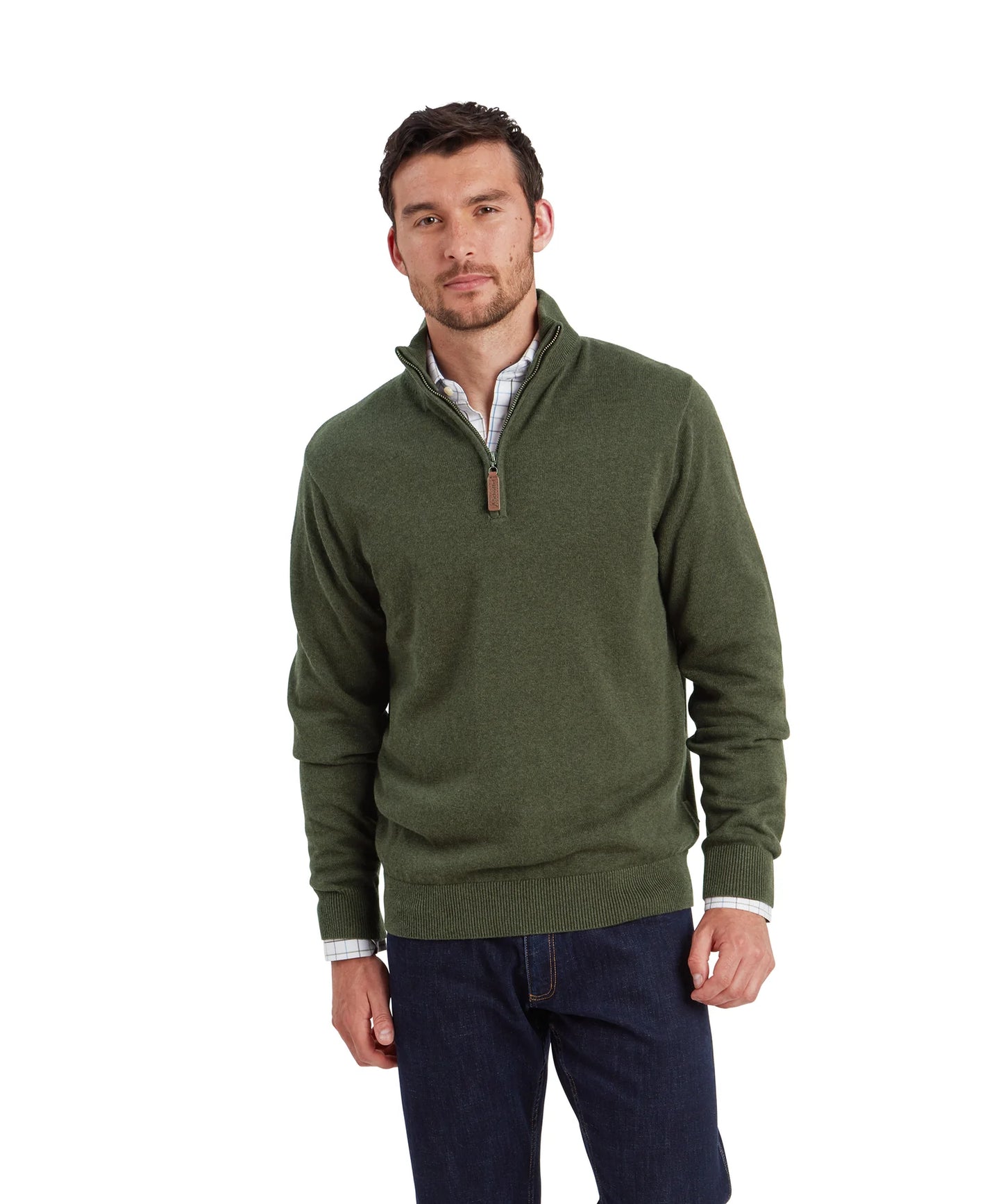 Schoffel Men's Lewis Lambswool Zip Sweater