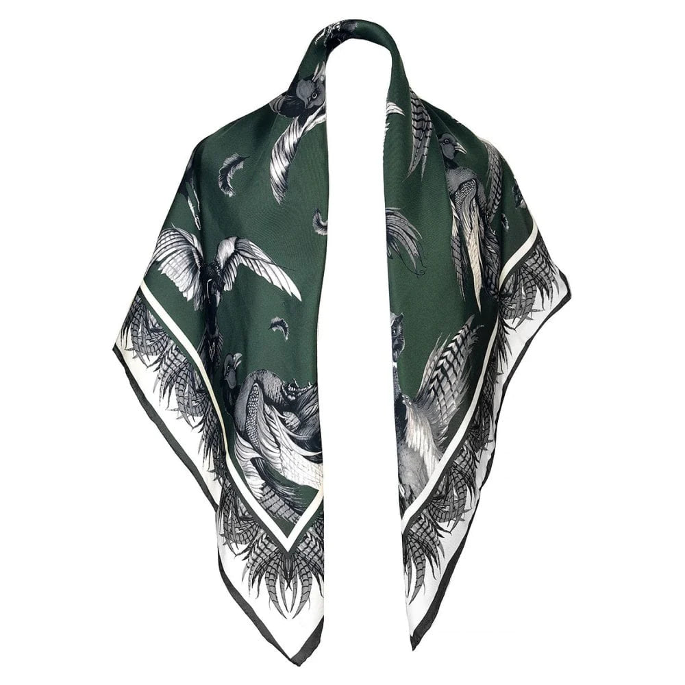 Clare Haggas Large Scarf - Turf War Monochrome